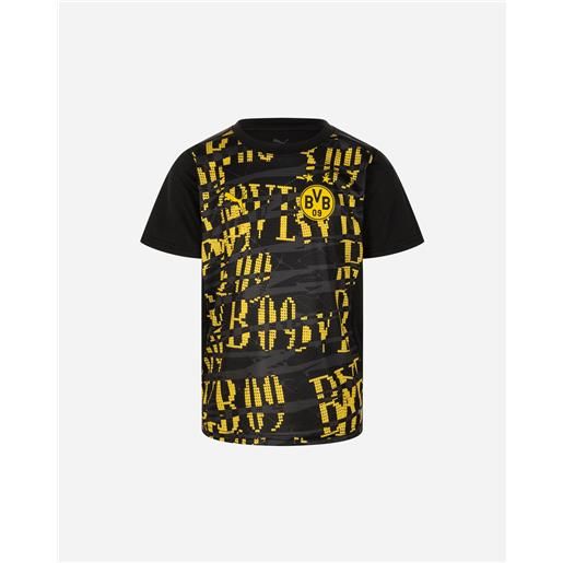 Puma borussia dortmund prematch 24-25 jr - abbigliamento calcio ufficiale - color mix