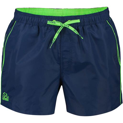 SUNDEK boxer mare corto con elastico e piping