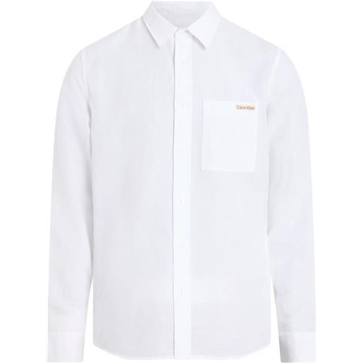 CALVIN KLEIN camicia in lino