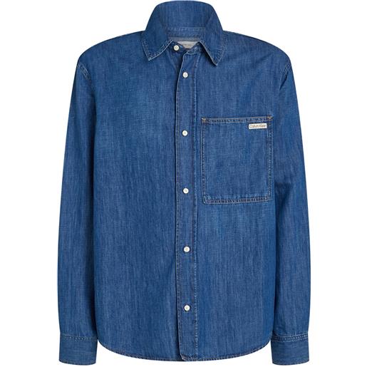CALVIN KLEIN camicia in denim