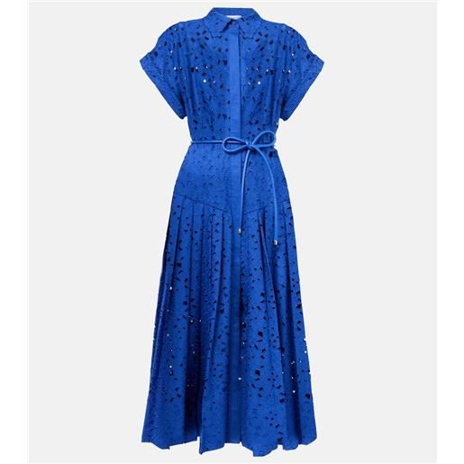 Rebecca Vallance abito chemisier in pizzo di cotone