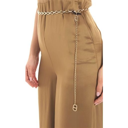 TWINSET cintura TWINSET in catena con logo, colore oro