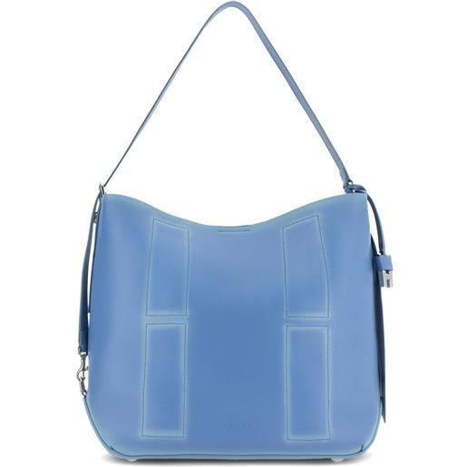 Hogan borsa a spalla media in pelle - blu