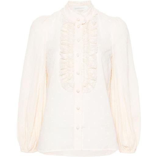 ZIMMERMANN top con ruches - toni neutri