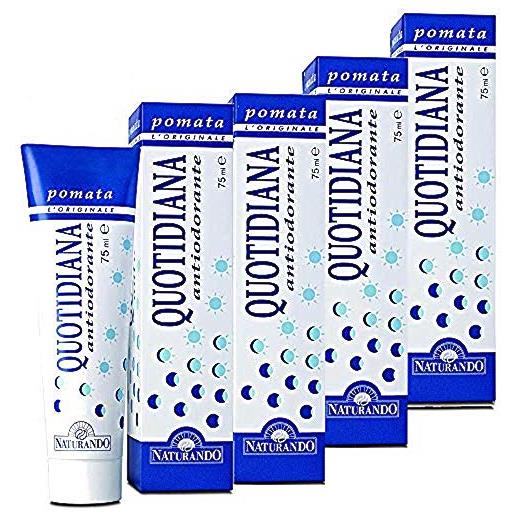 Naturando quotidiana rinfresca crema deodorante 75 ml - Naturando (4 confezioni da 75 ml)