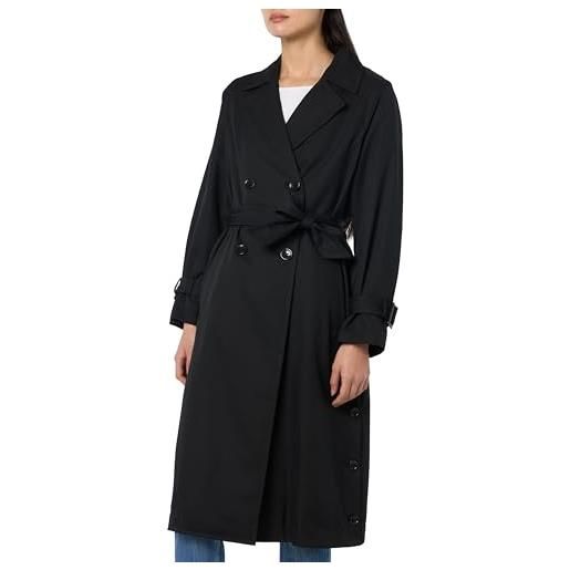 Geox w topazio trench giacca, nero, 50 donna