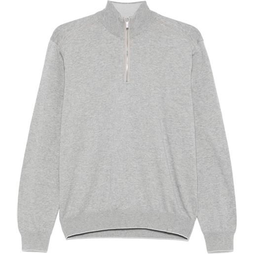 Paul & Shark felpa mélange - grigio