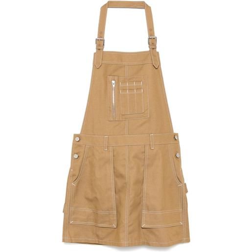 Juun.J abito smanicato - marrone