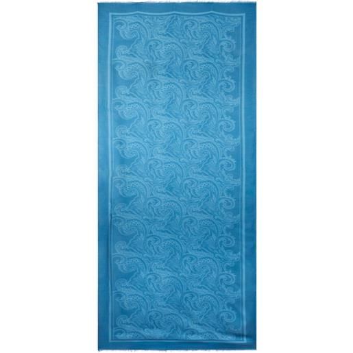 ETRO foulard con stampa paisley - blu