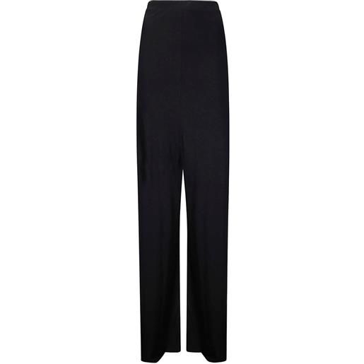 Archivio B pantaloni a gamba ampia - nero