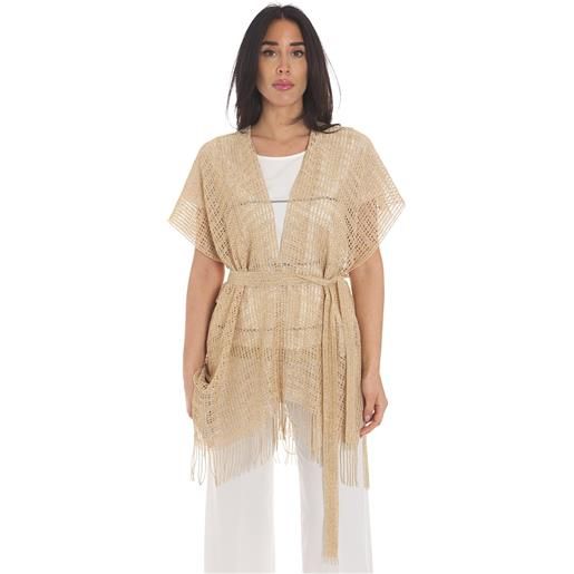 TWINSET kaftano TWINSET in rete lurex, colore oro