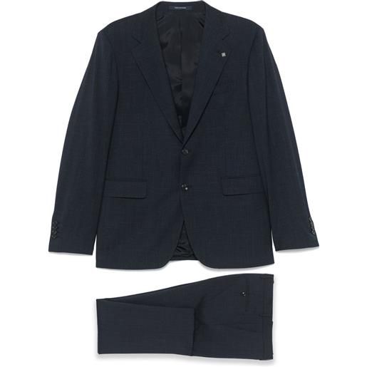 Tagliatore completo monopetto - blu