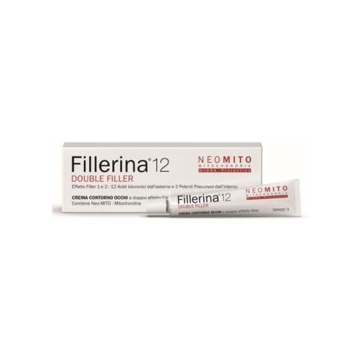LABO INTERNATIONAL Srl fillerina 12 double filler neo-mito crema contorno occhi grado 3 15 ml