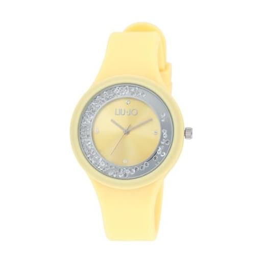 Liu Jo - orologio sportivo da donna al quarzo in gomma - modello dancing sport tlj2526 - orologio con cristalli girevoli nel quadrante