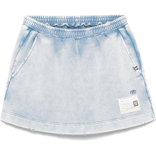 Maison MIHARA YASUHIRO shorts effetto gonna - blu