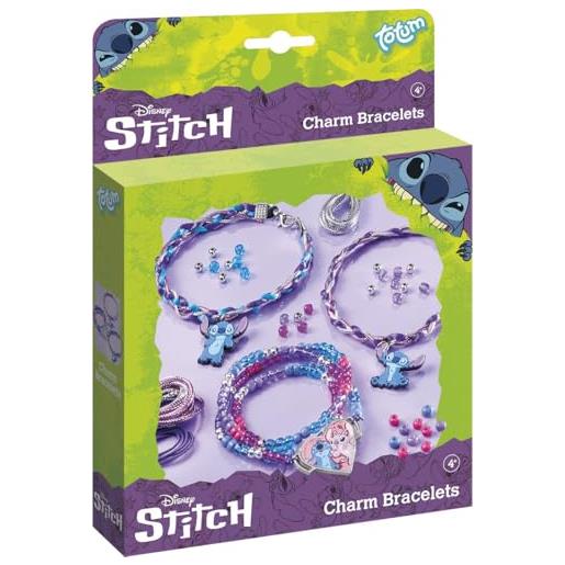Totum tm essentials stitch - braccialetti con ciondoli e diverse possibilità per creare il tuo braccialetto, mittelgroße, plastica, nessuna pietra preziosa