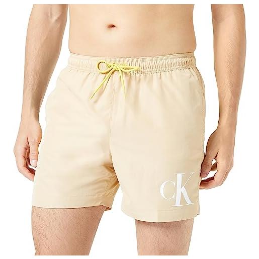 Calvin Klein pantaloncino da bagno uomo lungo, avorio (sunday pastry), l