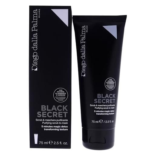 diego dalla palma black secret - scrub & maschera purificante - 206 ml