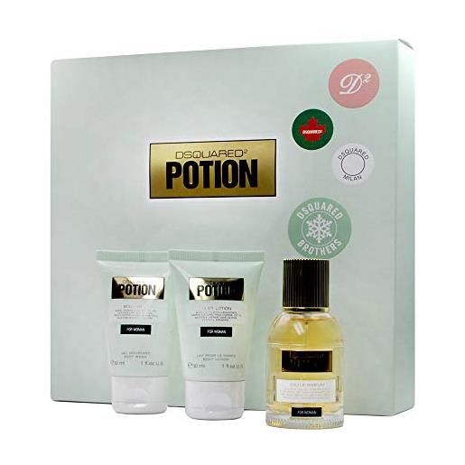 DSQUARED2 dsquared² potion for women impostare con cura 2 x 30 ml + 30 ml + 30 ml