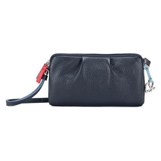 Portafoglio Donna In Vera Pelle ANDOILT Con Blocco RFID E Cinturino Da Polso - Bifold Con Porta Cellulare, Tasche Con Cerniera, Marrone