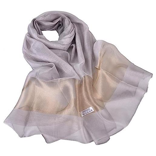 DArmet schermo scialle beach sciarpa, sciarpa donna sciarpa 1 set, 3 colori disponibile. Uns onesize grey