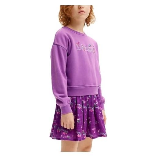 Desigual girl knit dress long sleeve, vestito ragazze, 