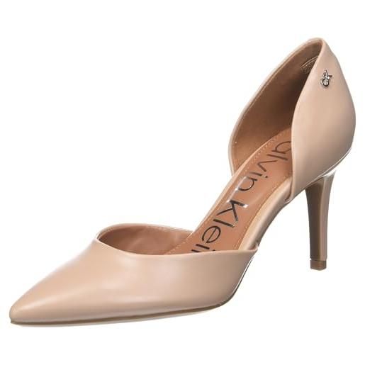 Calvin Klein women's gloria pump, barely nude patent, 10
