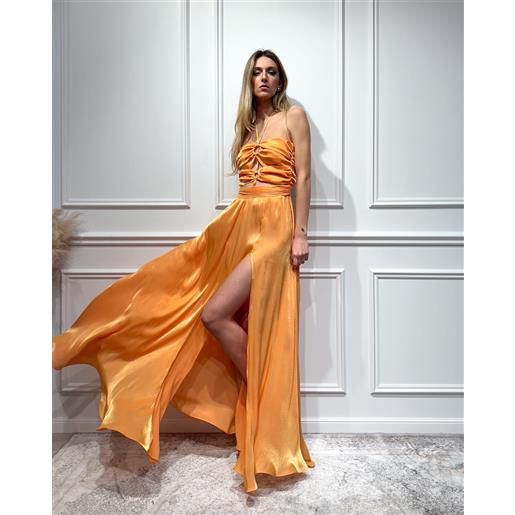 SILENCE LIMITED abito lungo con anelli - ring grace - SILENCE LIMITED