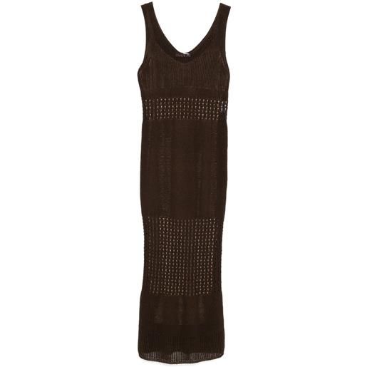 Max Mara abito lungo valois - marrone