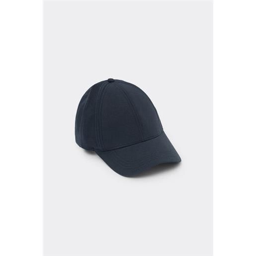 Intimissimi cappellino in tela di lino e cotone blu