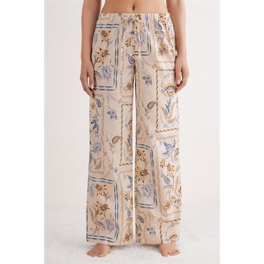 Intimissimi pantaloni lino e cotone italian riviera multicolore