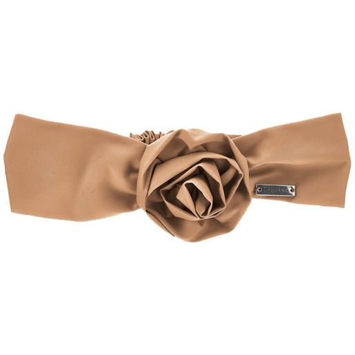 Monnalisa fascia per capelli con rosa
