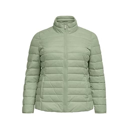Only carmakoma cartahoe-giacca trapuntata otw, reseda, xl donna