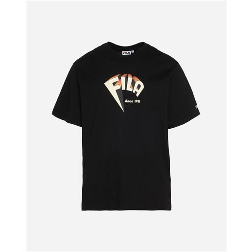 Fila athleisure dynamism m - t-shirt - uomo - nero