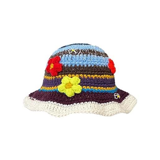 Generico cappello pescatore donna con laccio cappelli donna cotone cappellino non regolabile cappello donna citta cappello per sole donna paglia cappello da sauna d marrone m