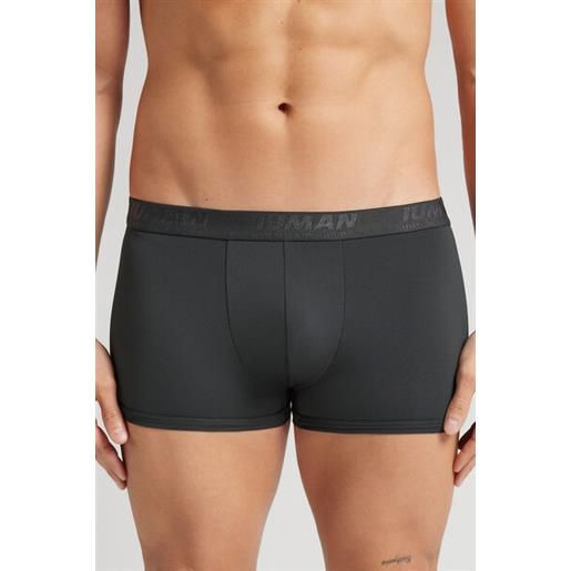 Intimissimi boxer in microfibra con logo grigio