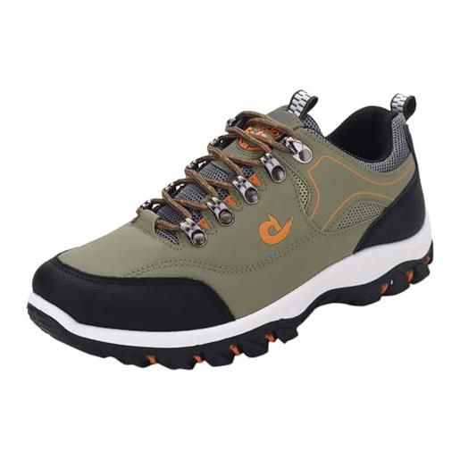 Generic 2024 nuove sneakers - scarpe da passeggio tessuto a rete da uomo sneaker casual in mesh traspirante scarpe scarpe da tennis antiscivolo ginnastica in pelle scarpe comode per camminare