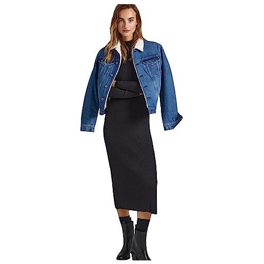Pepe Jeans dalia dress, vestito donna, nero (black), xl