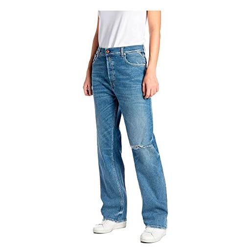 Replay jeans da donna jaylie, 009 blu medio. , 30w x 32l