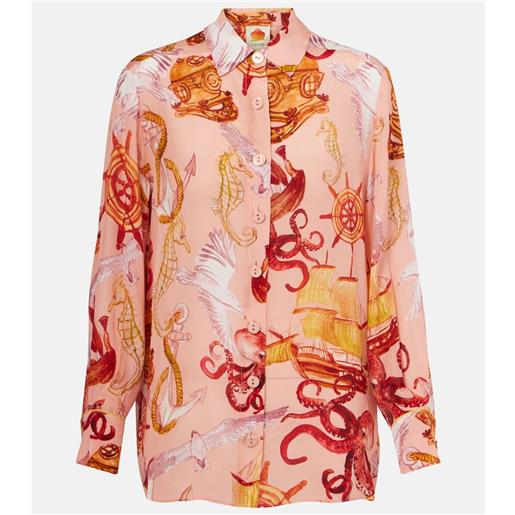 Farm Rio camicia nautical wonder con stampa