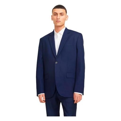 JACK & JONES uomo jprtheo noos blazer, medieval blue/fit: vestibilità regolare, 56