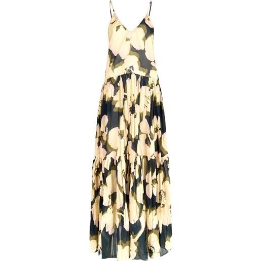 Roberto Collina abito in seta e cotone - blu