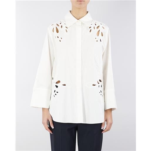 SEVENTY camicia in tela di cotone con ricami