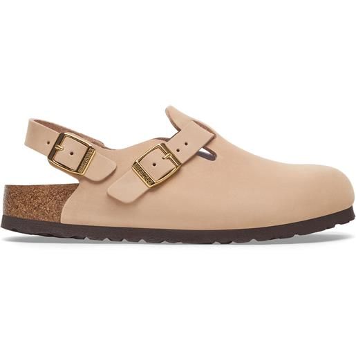 Birkenstock ciabatta tokio sabot con cinturino in nabuck cammello