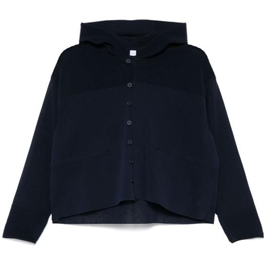 CFCL giacca milan hoop con cappuccio - blu