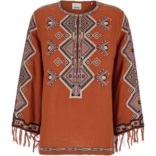 ISABEL MARANT blusa zelda - arancione