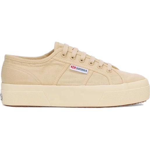 SUPERGA platform linen beige lt f off white