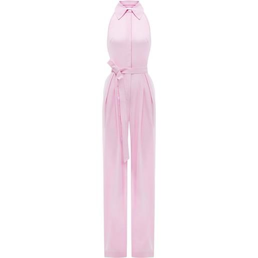 ANNAFOXY tuta intera con scollo all'americana - rosa