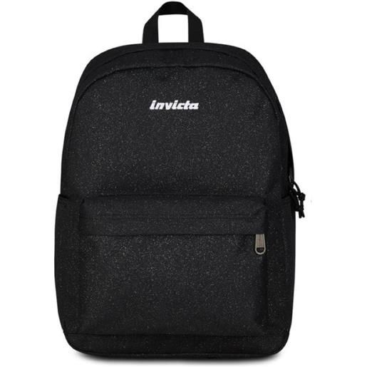 Zaino invicta carlson shine con glitter nero