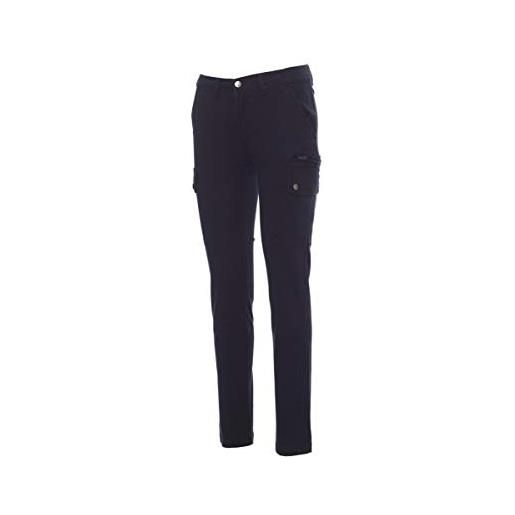 Ergos Workwear payper - forest lady stretch pantaloni elasticizzati da donna multistagione con tasconi colore: blu navy, taglia: 46/48